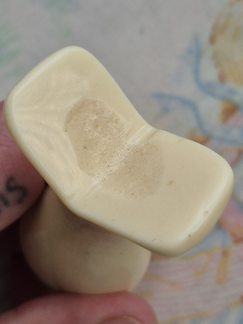 🌙Large Bone Vintage Hand Carved Fish Charm Pendant Statement Focal Bead - Picture 3 of 6